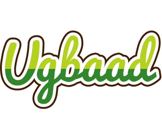 Ugbaad golfing logo