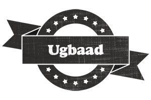 Ugbaad grunge logo