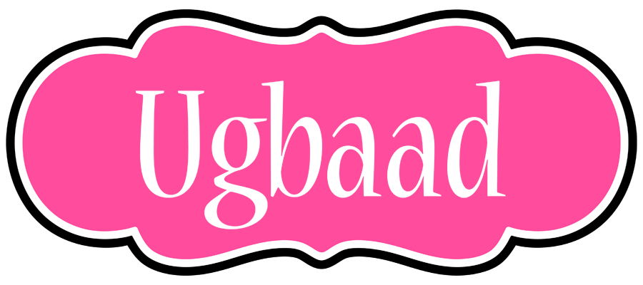 Ugbaad invitation logo