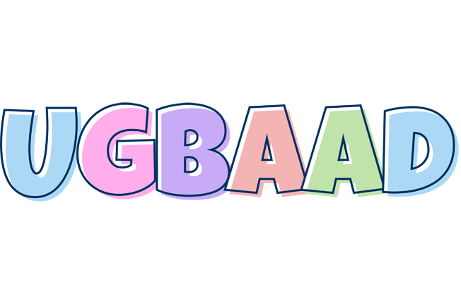 Ugbaad pastel logo