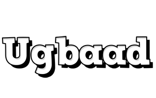 Ugbaad snowing logo