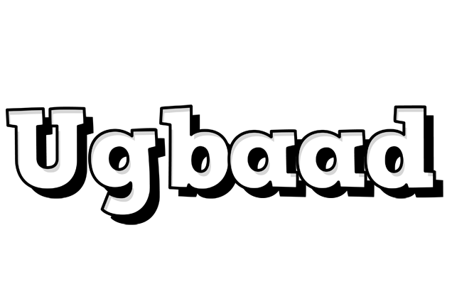 Ugbaad snowing logo