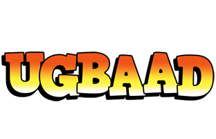 Ugbaad sunset logo