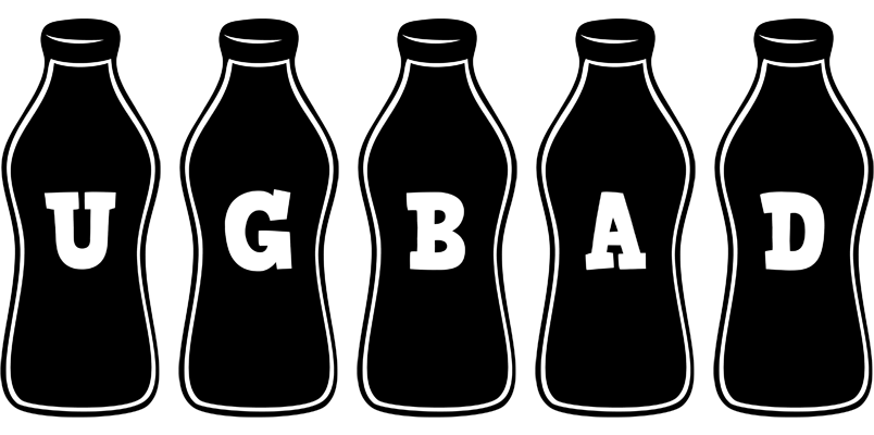 Ugbad bottle logo