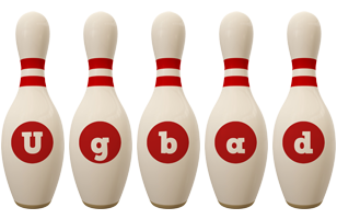 Ugbad bowling-pin logo