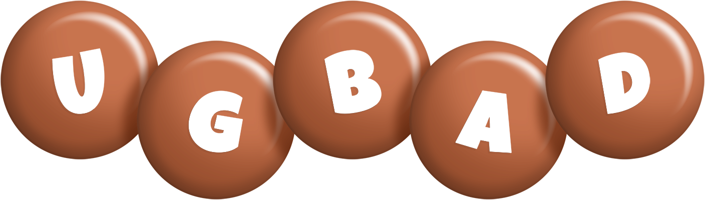 Ugbad candy-brown logo