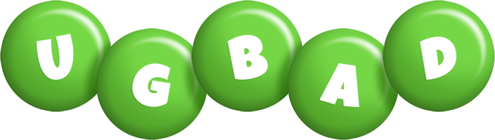 Ugbad candy-green logo