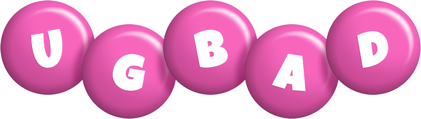 Ugbad candy-pink logo