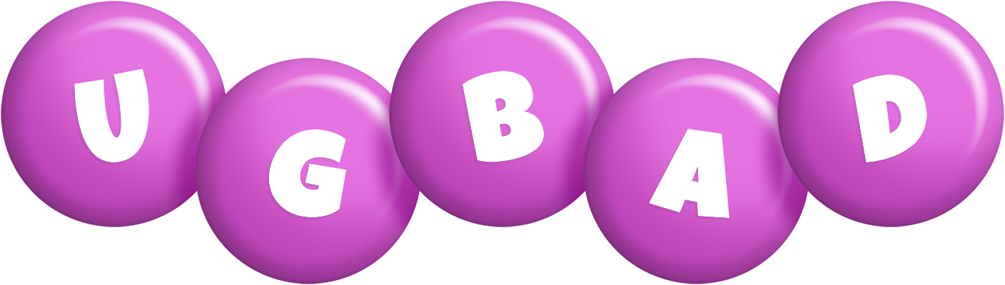 Ugbad candy-purple logo