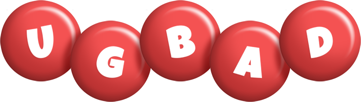 Ugbad candy-red logo