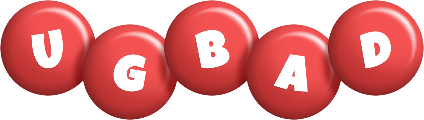 Ugbad candy-red logo