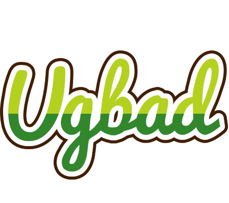 Ugbad golfing logo