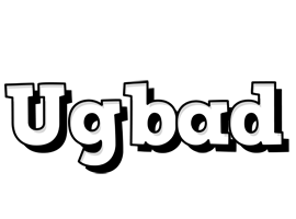 Ugbad snowing logo