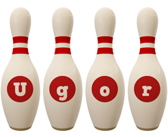 Ugor bowling-pin logo