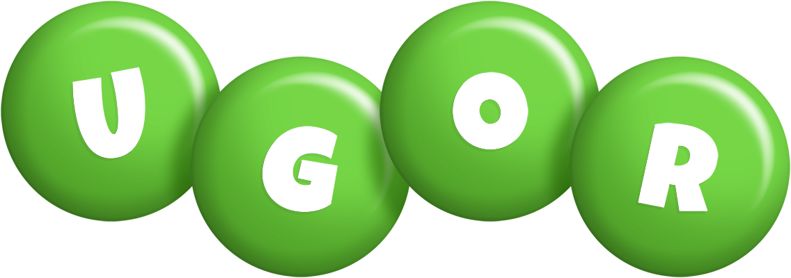 Ugor candy-green logo