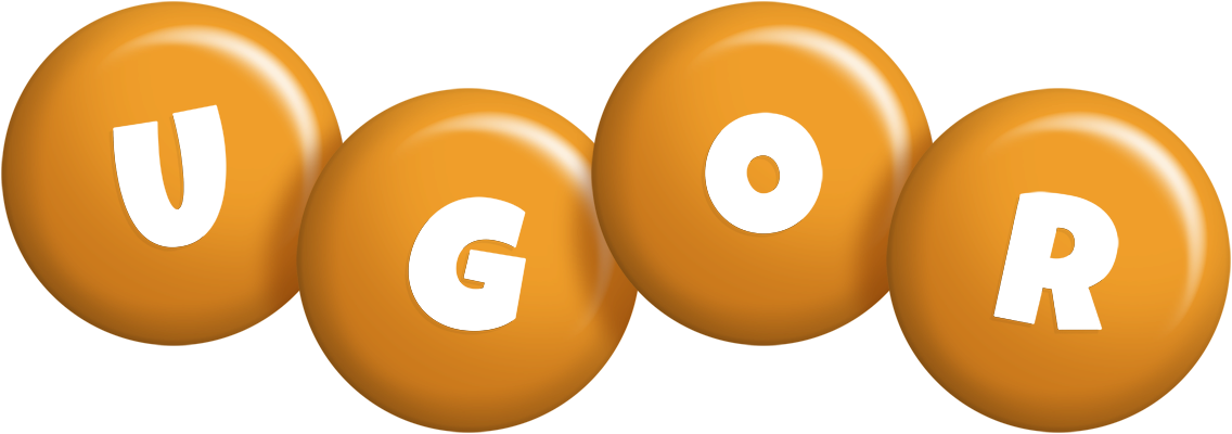 Ugor candy-orange logo