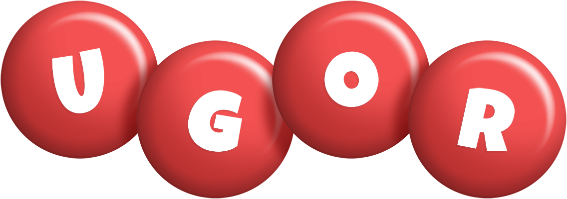 Ugor candy-red logo