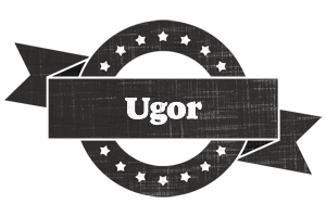 Ugor grunge logo