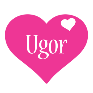 Ugor love-heart logo