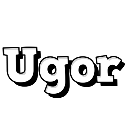 Ugor snowing logo