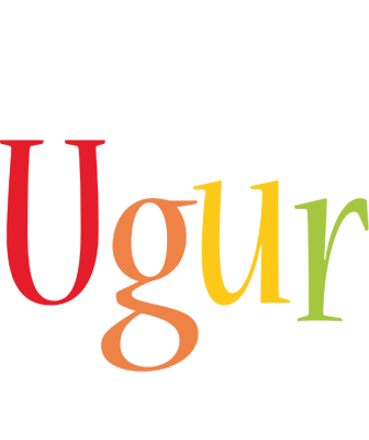 Ugur birthday logo