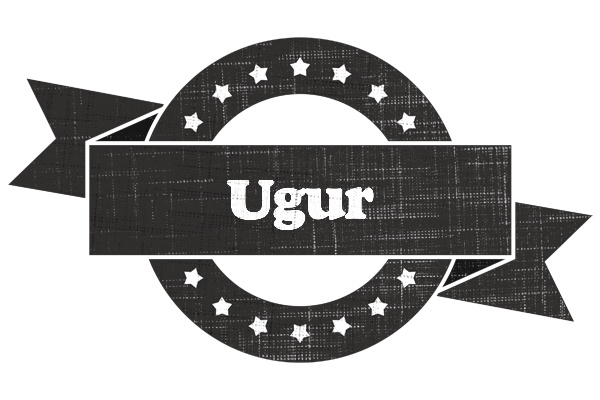 Ugur grunge logo