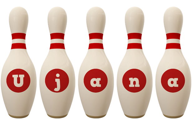 Ujana bowling-pin logo