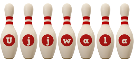 Ujjwala bowling-pin logo