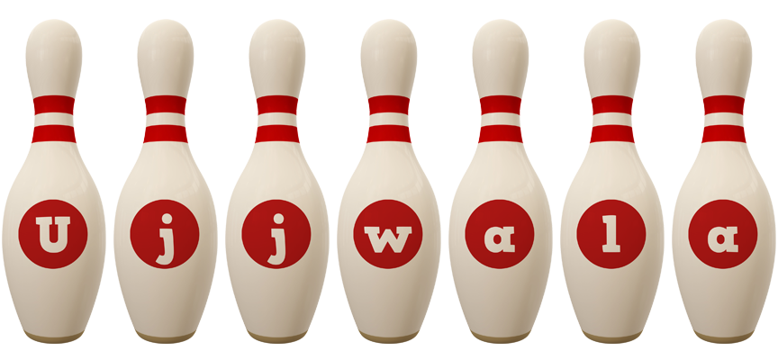Ujjwala bowling-pin logo