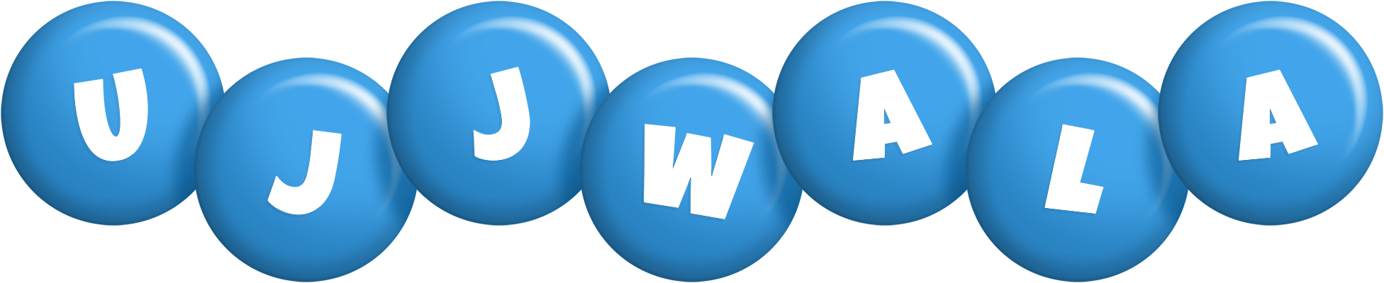 Ujjwala candy-blue logo