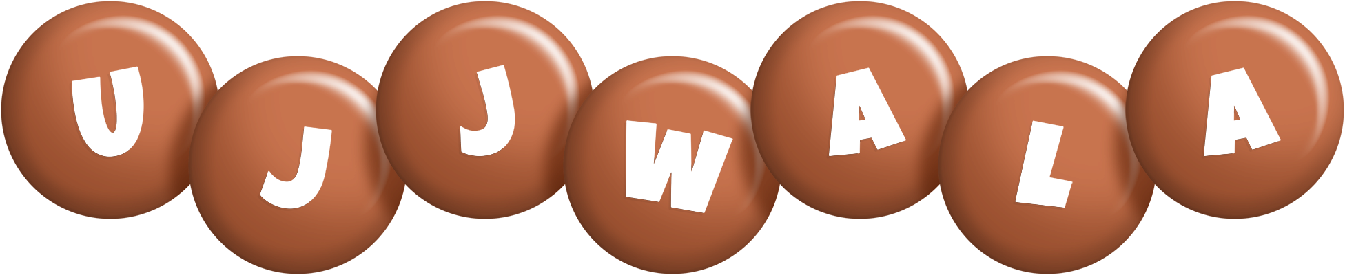 Ujjwala candy-brown logo