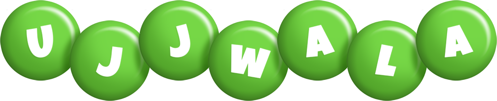 Ujjwala candy-green logo