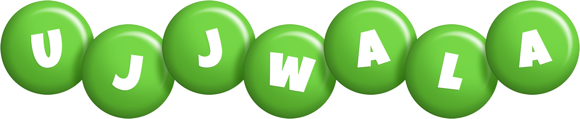 Ujjwala candy-green logo