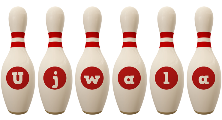 Ujwala bowling-pin logo