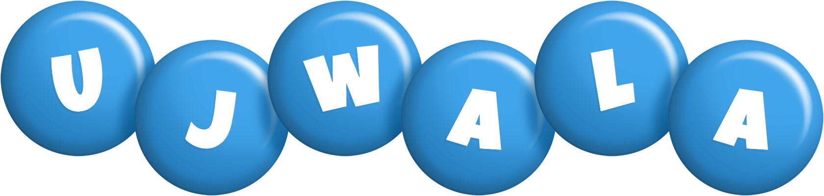 Ujwala candy-blue logo