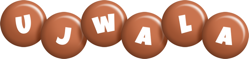 Ujwala candy-brown logo