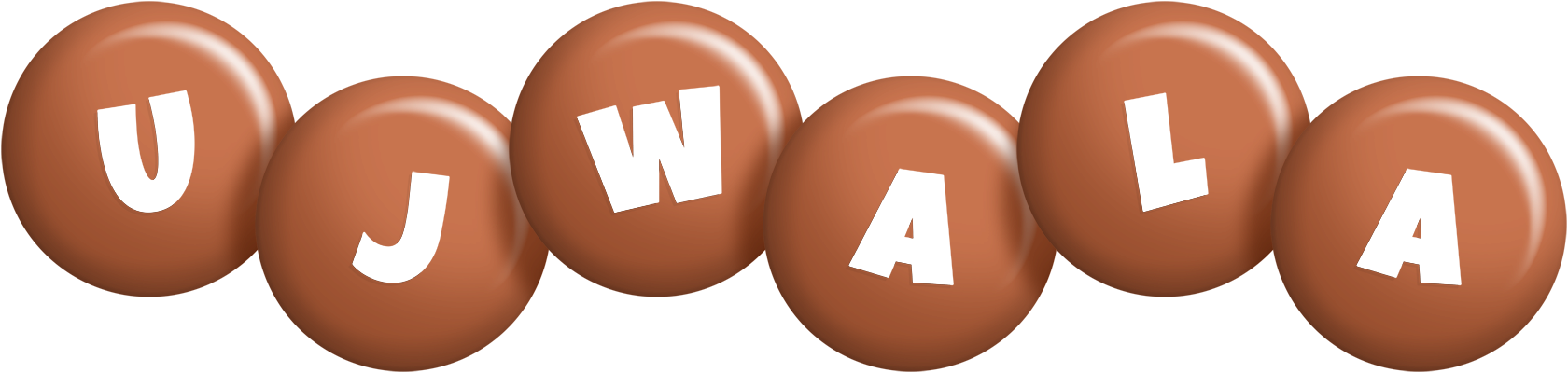 Ujwala candy-brown logo