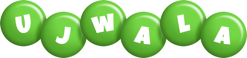 Ujwala candy-green logo