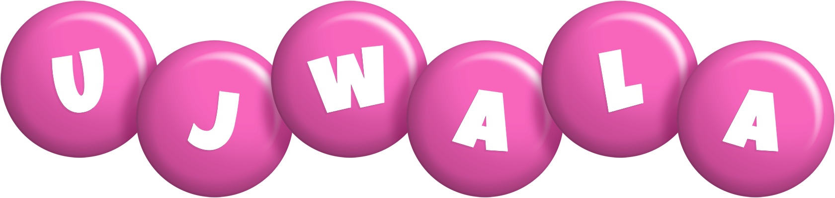 Ujwala candy-pink logo