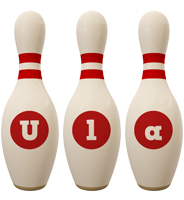 Ula bowling-pin logo