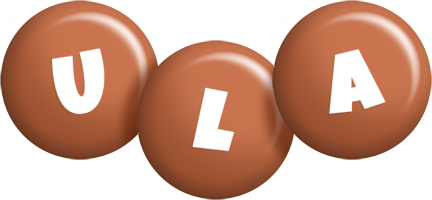 Ula candy-brown logo