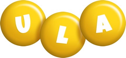 Ula candy-yellow logo