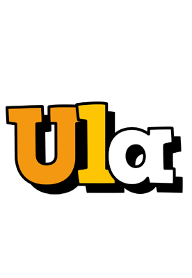 Ula cartoon logo
