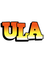 Ula sunset logo