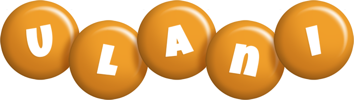 Ulani candy-orange logo