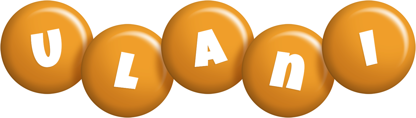 Ulani candy-orange logo