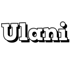 Ulani snowing logo