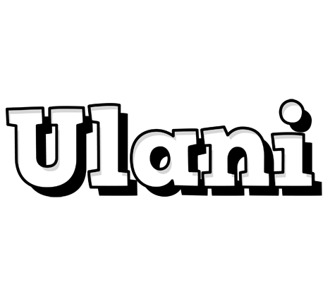 Ulani snowing logo