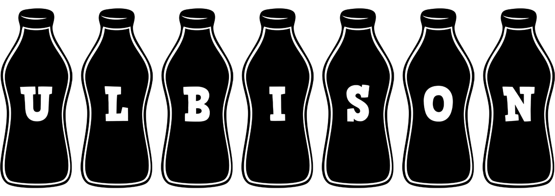 Ulbison bottle logo