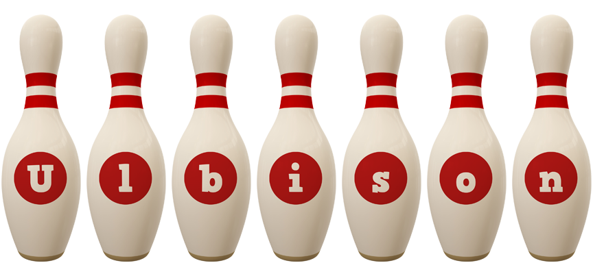 Ulbison bowling-pin logo